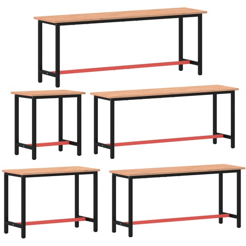 Werkbank massivholz buche - werkbank, und