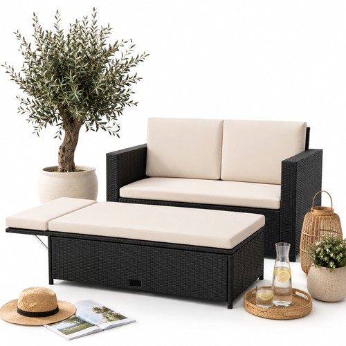 Polyrattan gartensofa und - polyrattan,