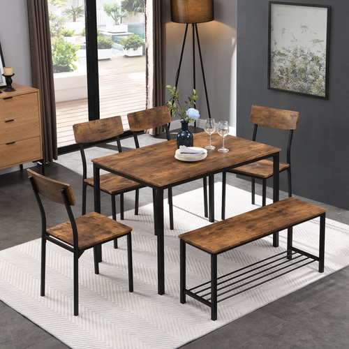Esstisch stuhl und bank set - stuhl, 6