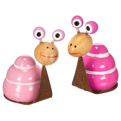 Holzdeko schneckenfiguren für - holzdeko,